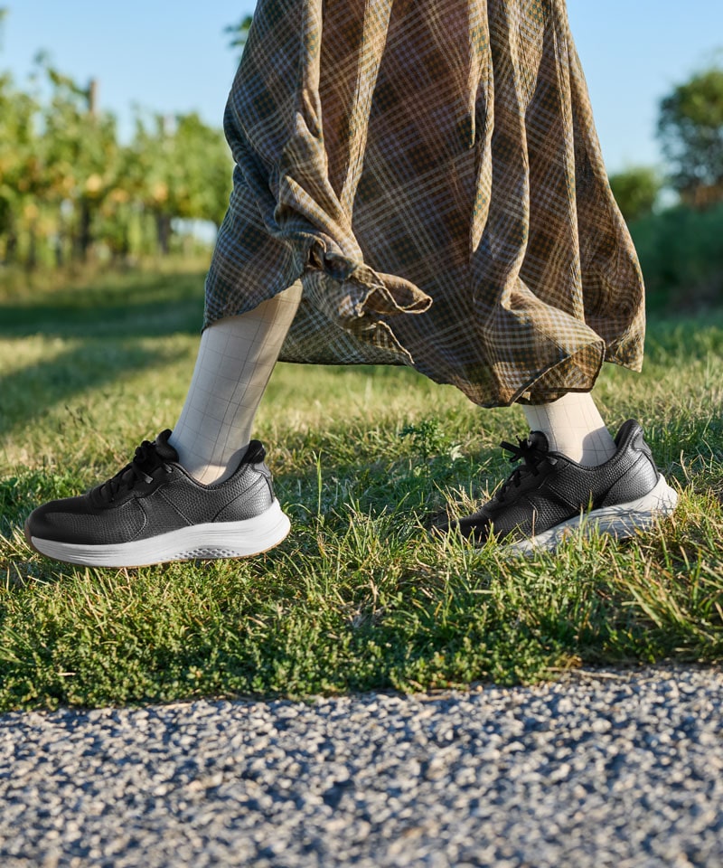 【オーソフィート】ストライド ワイド/ブラック ナチュラルレザー/シューズ レディース詳細画像10