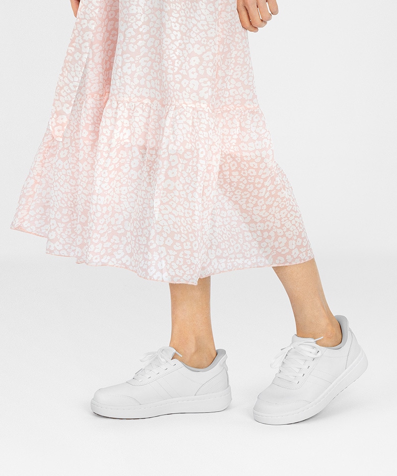 【オーソフィート】ワンダー ミディアム/ホワイト ナチュラルレザー/シューズ レディース