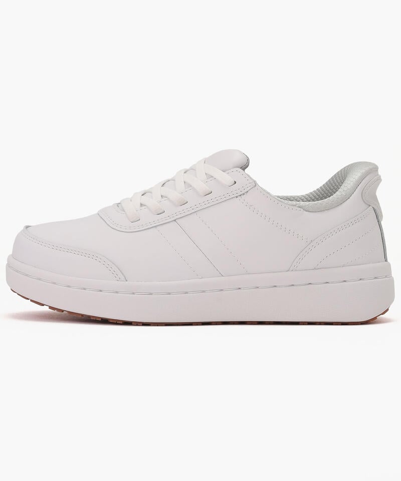 【オーソフィート】ワンダー ワイド/ホワイト ナチュラルレザー/シューズ レディース詳細画像1