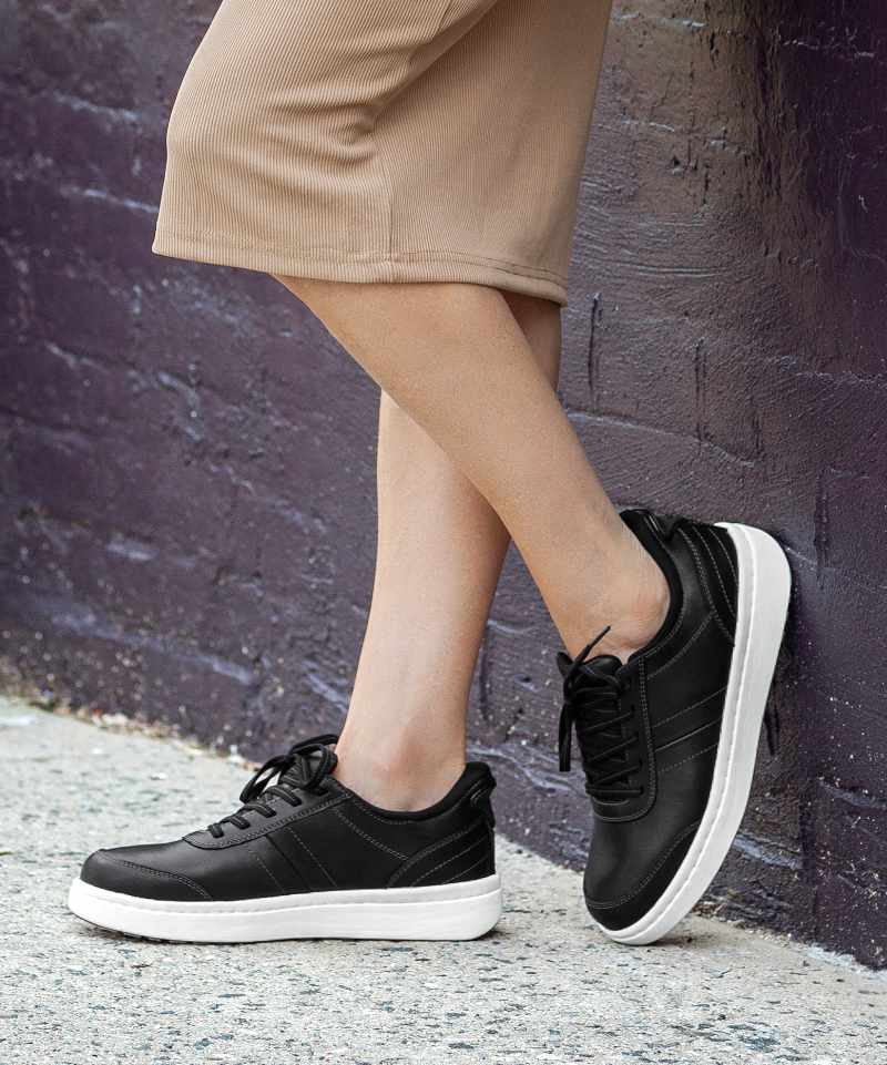 【オーソフィート】ワンダー ワイド/ブラック ナチュラルレザー/シューズ レディース詳細画像12