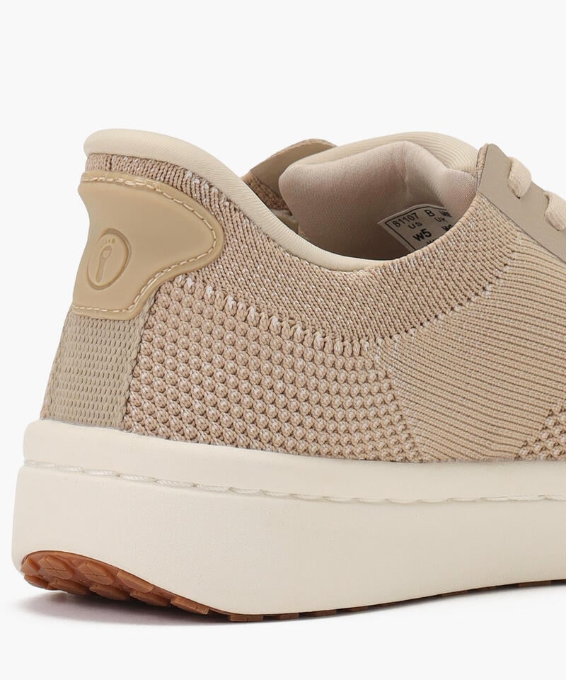 【オーソフィート】ワンダー ミディアム/ベージュ ニット テキスタイル/シューズ レディース詳細画像5