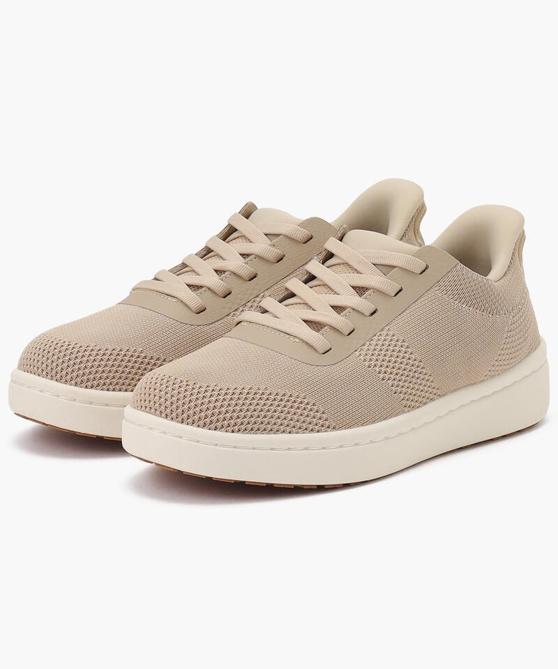 【オーソフィート】ワンダー ミディアム/ベージュ ニット テキスタイル/シューズ レディース詳細画像7