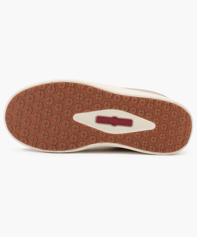 【オーソフィート】ワンダー ワイド/ベージュ ニット テキスタイル/シューズ レディース詳細画像2