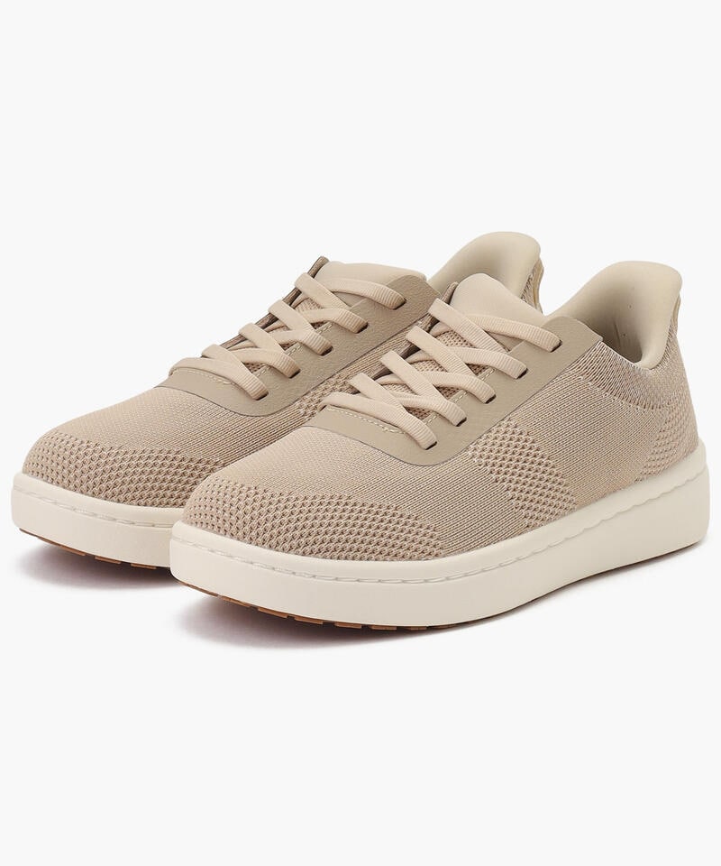 【オーソフィート】ワンダー ワイド/ベージュ ニット テキスタイル/シューズ レディース詳細画像7