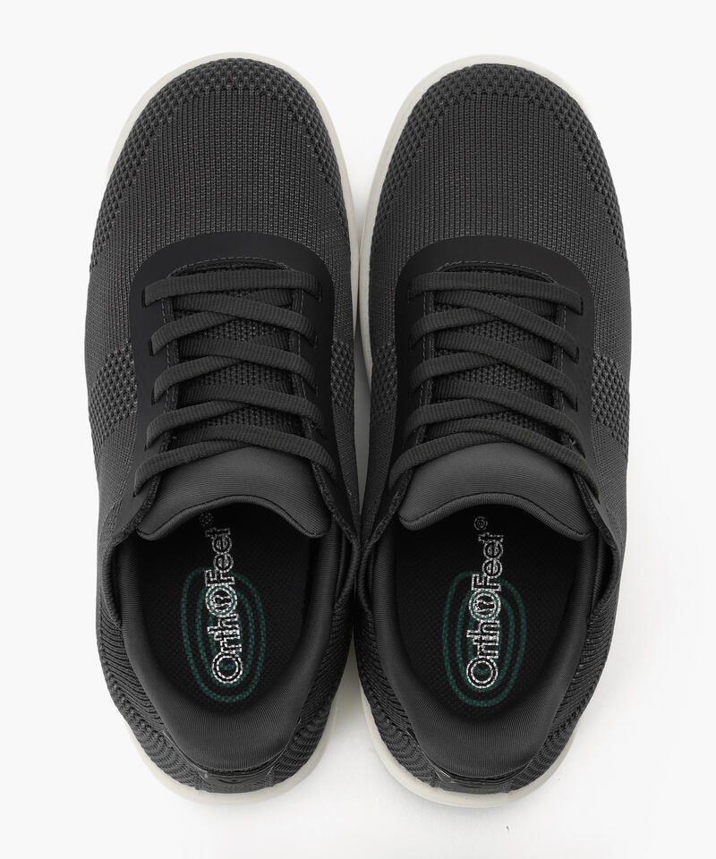 【オーソフィート】ワンダー ミディアム/グレー ニット テキスタイル/シューズ レディース詳細画像6