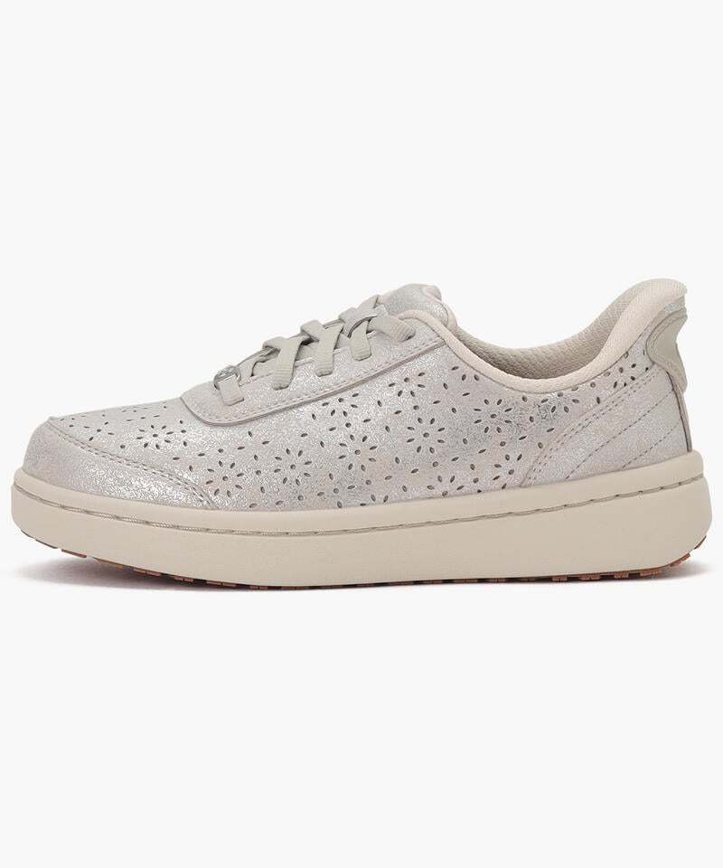 【オーソフィート】ワンダー ミディアム/シャンパンメタリック マイクロファイバー/シューズ レディース詳細画像1