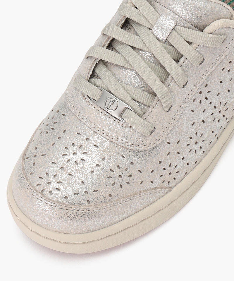 【オーソフィート】ワンダー ミディアム/シャンパンメタリック マイクロファイバー/シューズ レディース詳細画像4