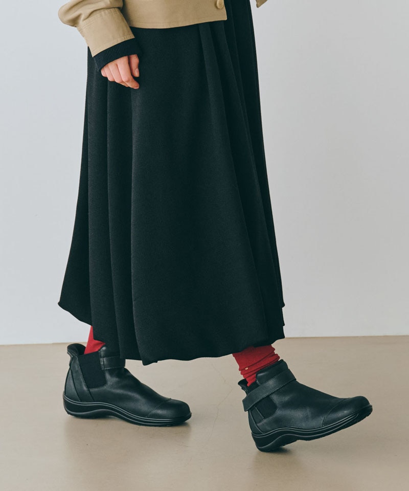 【オーソフィート】ブレア ミディアム/ブラック ナチュラルレザー/シューズ レディース