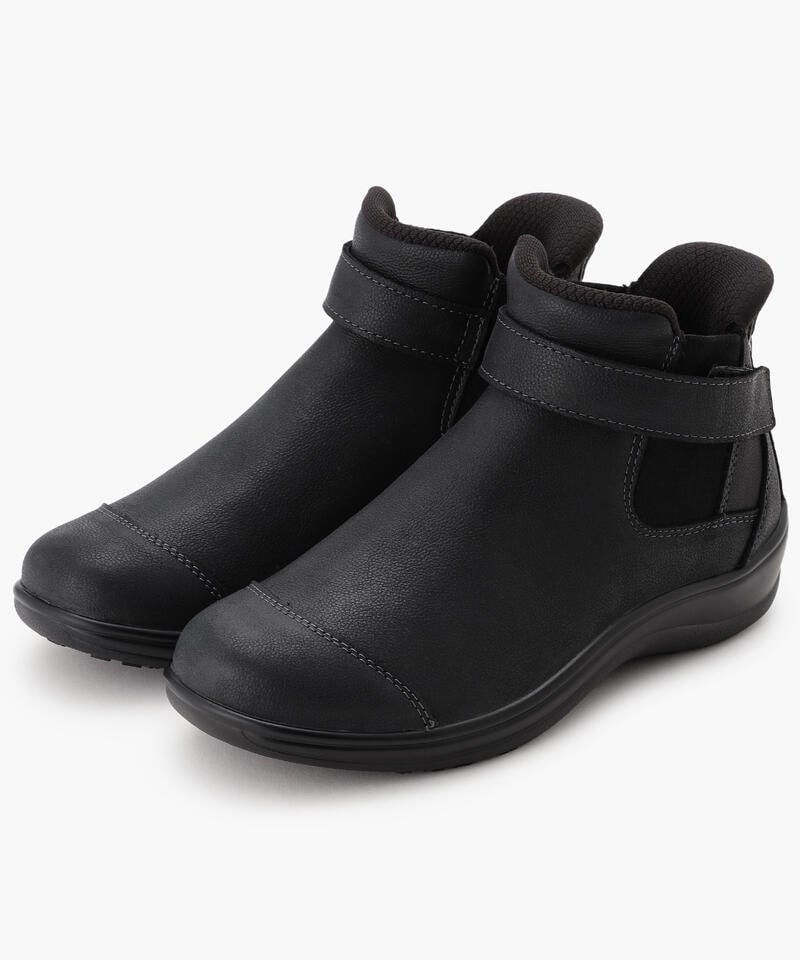 【オーソフィート】ブレア ワイド/ブラック ナチュラルレザー/シューズ レディース