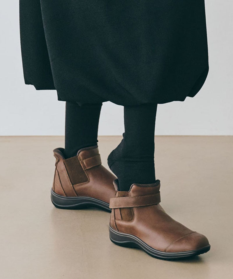 【オーソフィート】ブレア ミディアム/チョコレート ナチュラルレザー/シューズ レディース