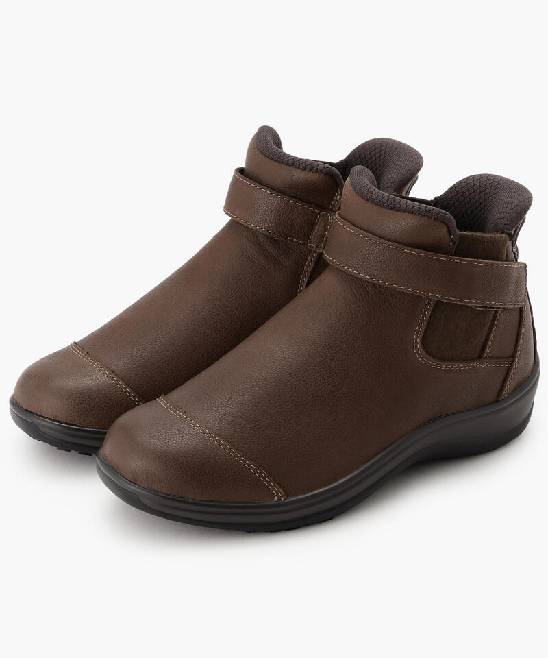 【オーソフィート】ブレア ワイド/チョコレート ナチュラルレザー/シューズ レディース