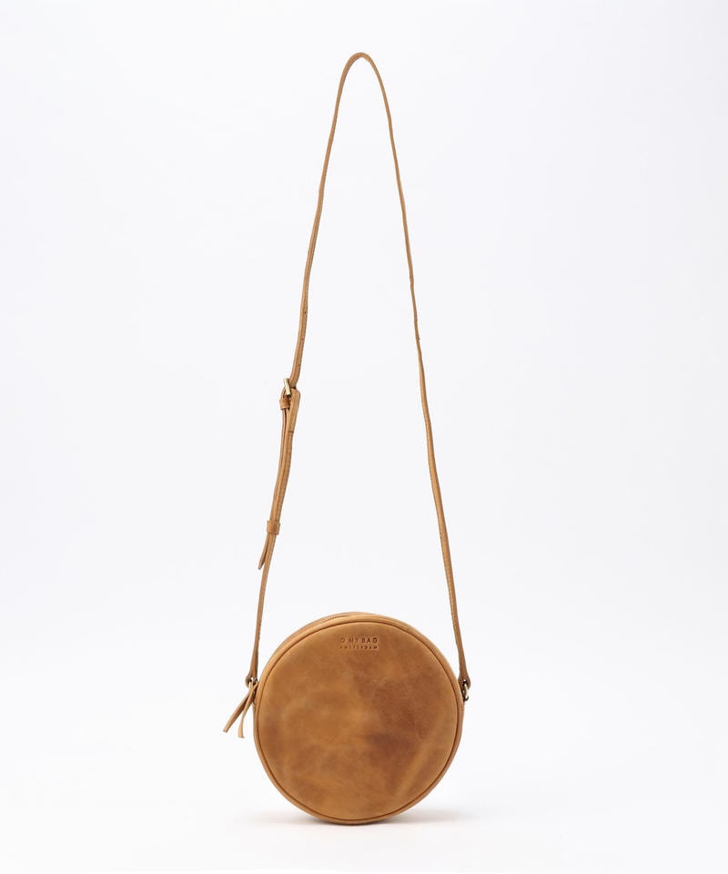 【オーマイバッグ】ルナ バッグ/キャメル ナチュラルレザー/ショルダーバッグ メンズ レディース