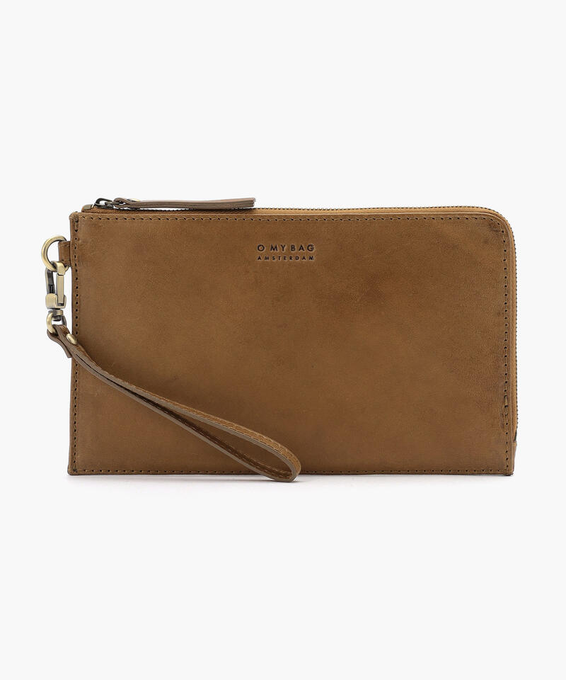 【オーマイバッグ】トラベルウォレット/エコクラシックキャメル/財布 メンズ レディース