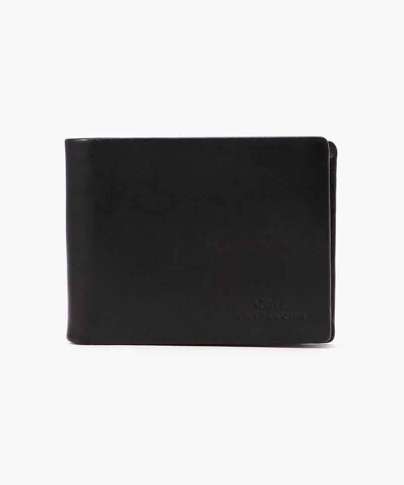 【オーマイバッグ】ジョシュアス/クラシックブラック ナチュラルレザー/財布 メンズ レディース