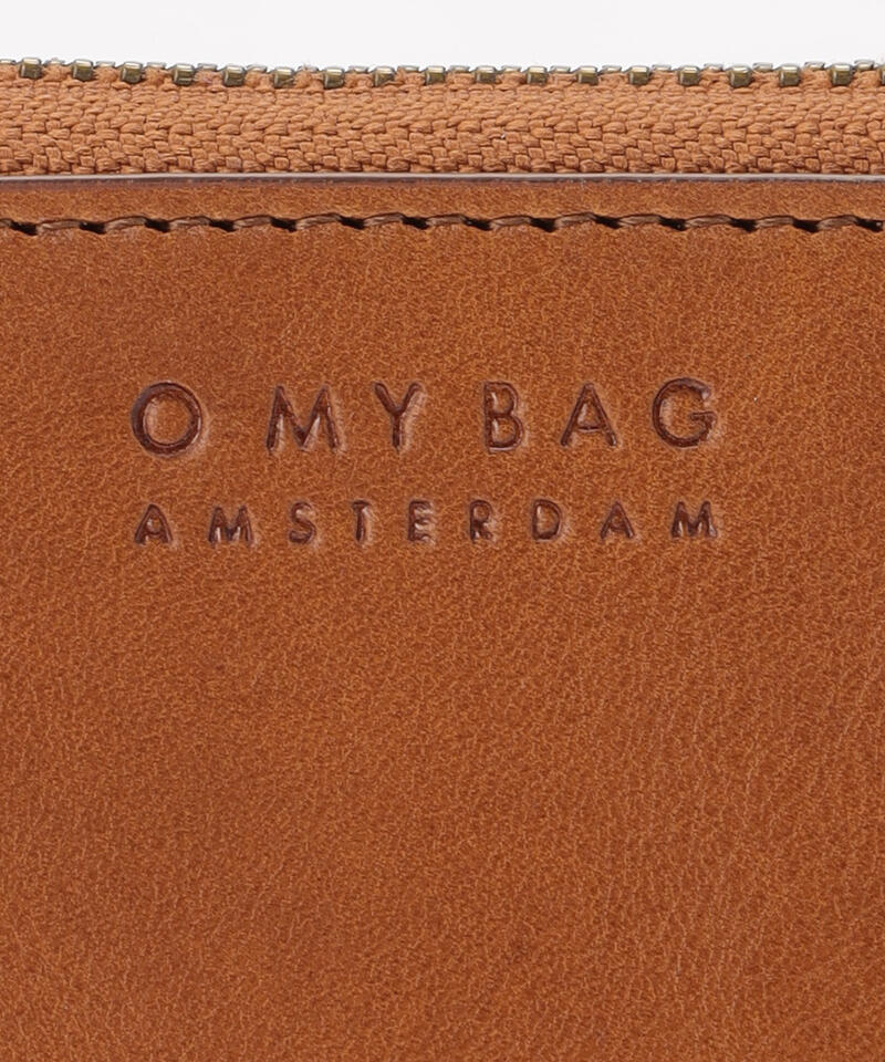 【オーマイバッグ】ソニー スクエアウォレット/コニャック ナチュラルレザー/財布 メンズ レディース詳細画像3