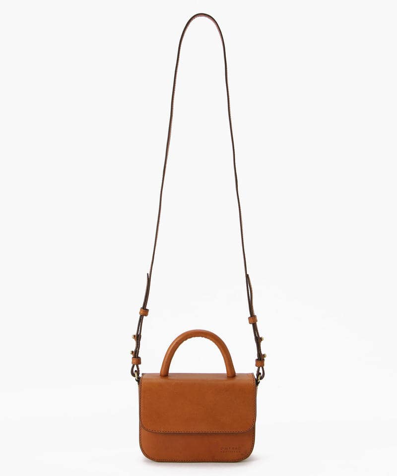 【オーマイバッグ】ナノ バッグ/コニャック ナチュラルレザー/ショルダーバッグ メンズ レディース