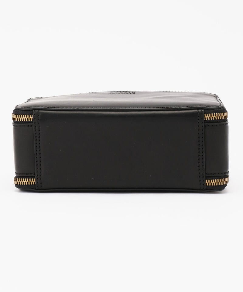 O MY BAG ビーズボックスバッグ　ショルダーバッグ　黒 オーマイバッグ】ビーズ ボックスバッグ/ブラック/ショルダー
