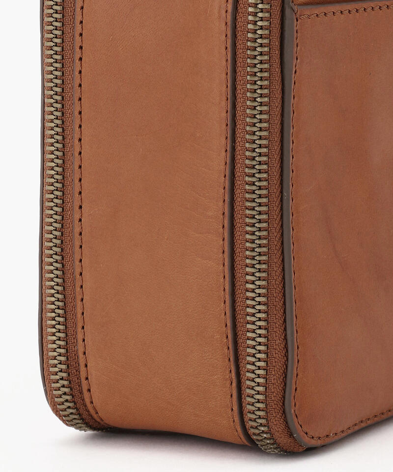 【オーマイバッグ】ビーズ ボックスバッグ/コニャック ナチュラルレザー/ショルダーバッグ メンズ レディース/O MY BAG BEES BOX BAG詳細画像5