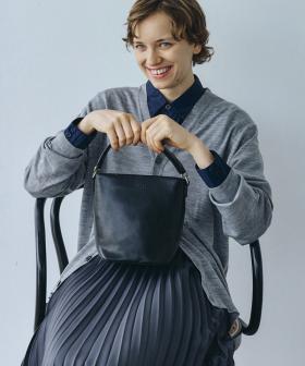 【オーマイバッグ】ボビー バケットバッグ ミディ/ブラック/ショルダーバッグ メンズ レディース