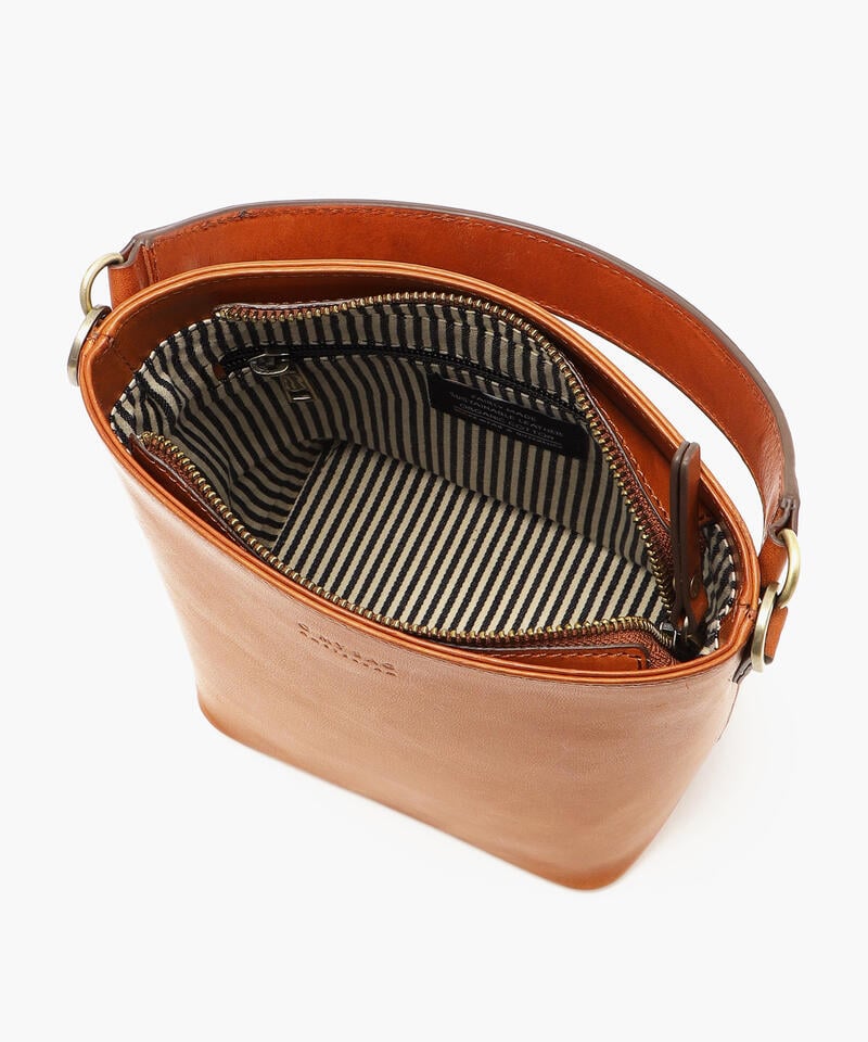 【オーマイバッグ】ボビー バケットバッグ ミディ/コニャック/ショルダーバッグ メンズ レディース詳細画像5