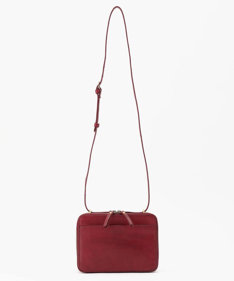 【オーマイバッグ】ビーズ ボックスバッグ/ルビー/ショルダーバッグ メンズ レディース