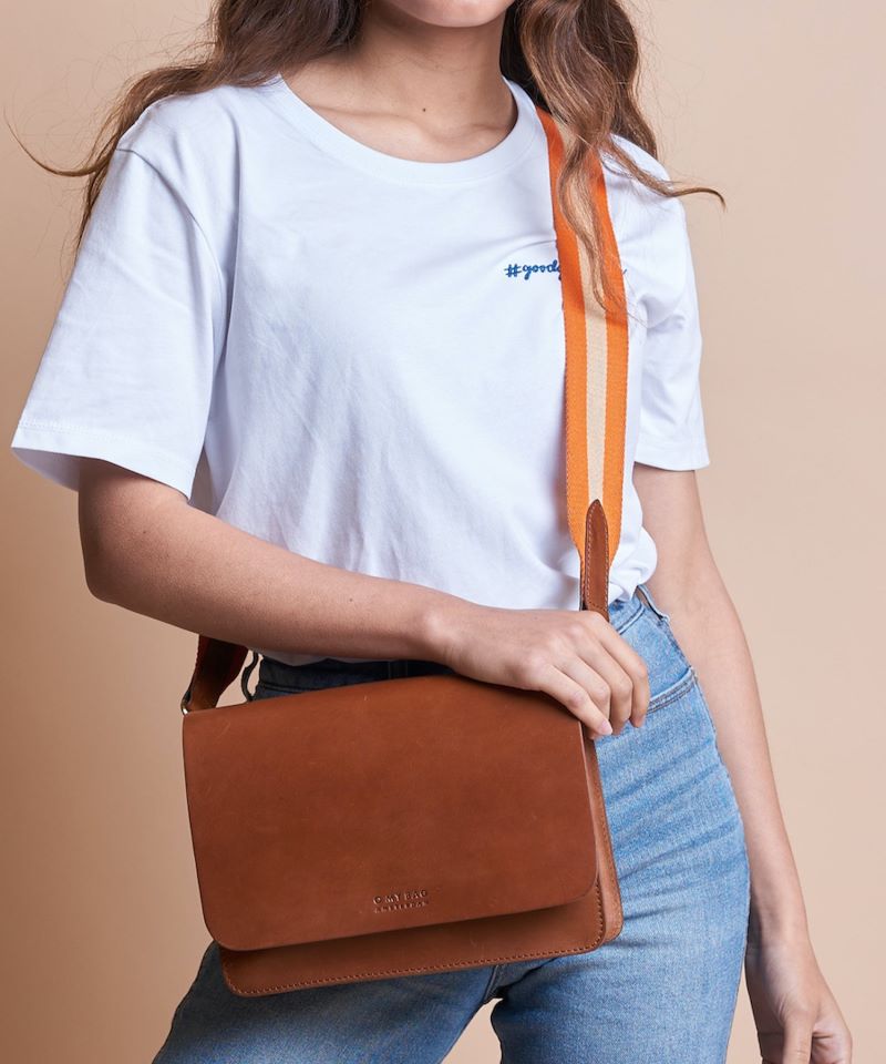 【オーマイバッグ】ウェビングストラップ オレンジ/コニャック/アクセサリー メンズ レディース詳細画像4