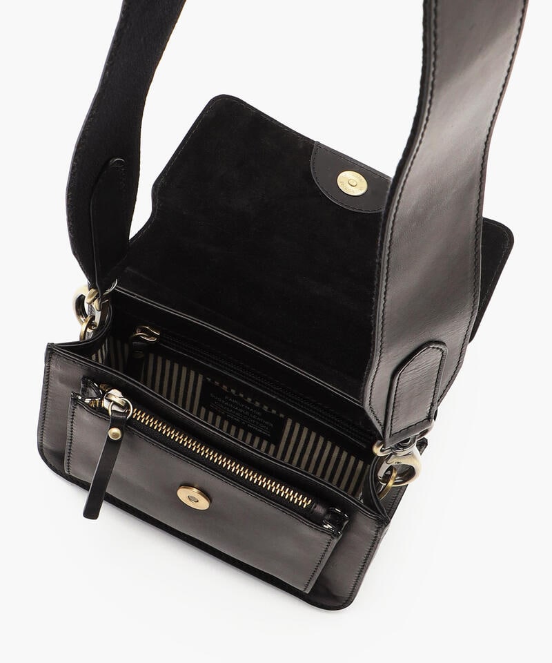 【オーマイバッグ】ハーパーミニ/クラシックブラック ナチュラルレザー/バッグ メンズ レディース詳細画像7