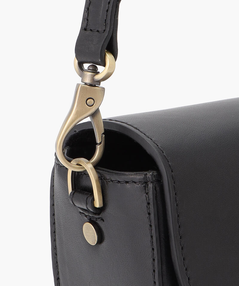 【オーマイバッグ】アヴァ/ブラック ナチュラルレザー/ショルダーバッグ メンズ レディース詳細画像8