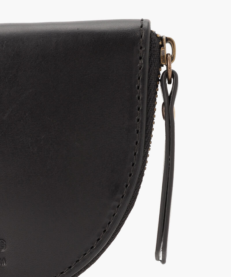 【オーマイバッグ】ローラ コインパース/ブラック ナチュラルレザー/財布 メンズ レディース詳細画像4