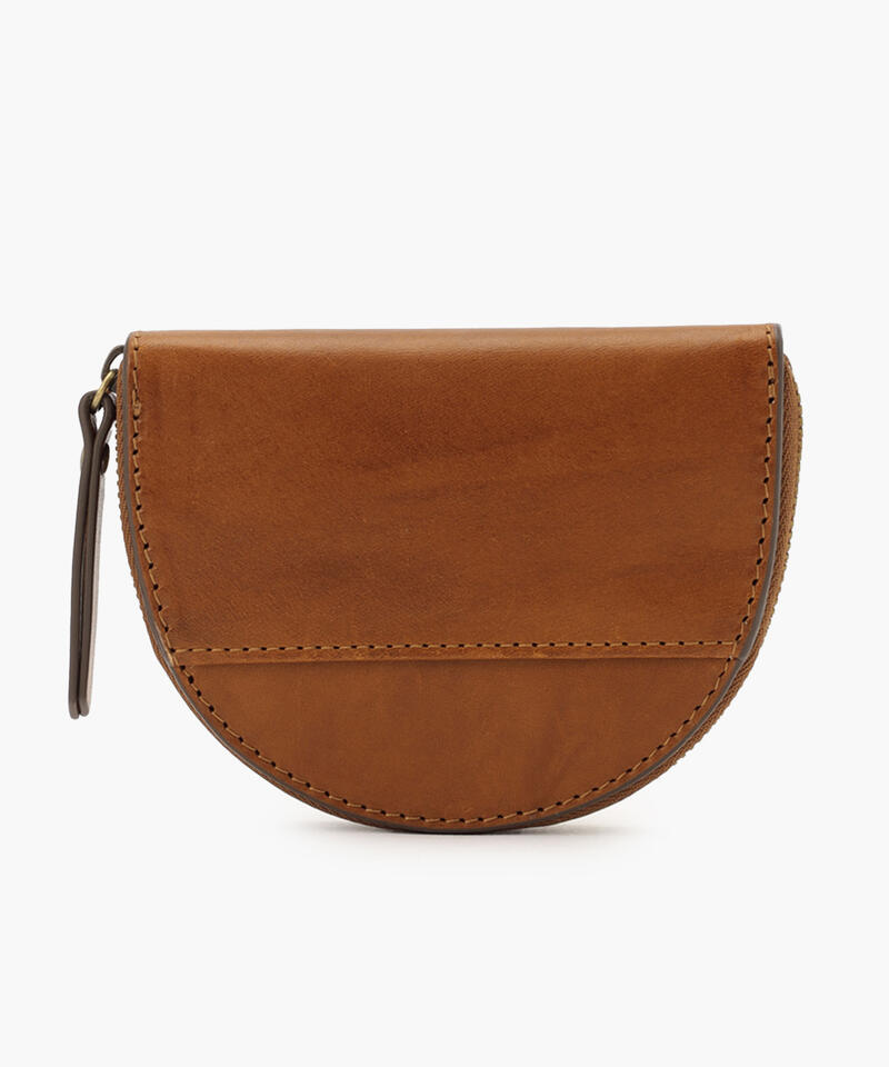 【オーマイバッグ】ローラ コインパース/コニャック ナチュラルレザー/財布 メンズ レディース詳細画像2