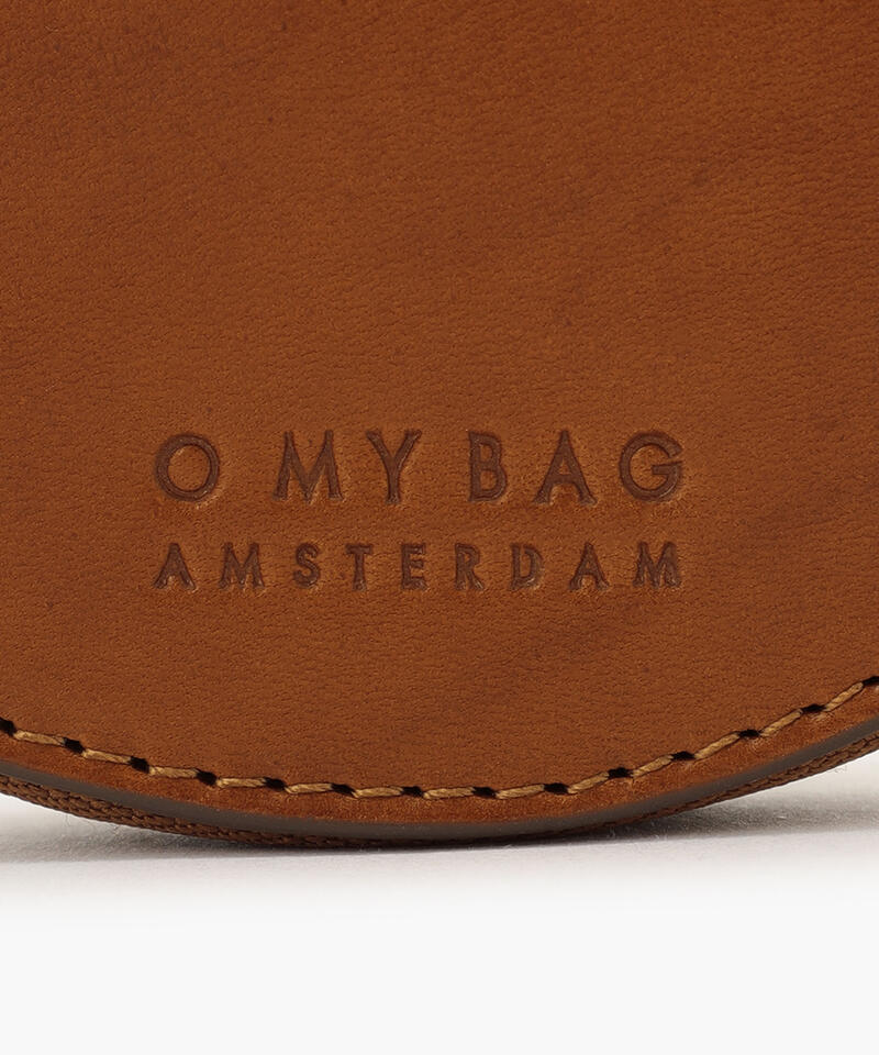 【オーマイバッグ】ローラ コインパース/コニャック ナチュラルレザー/財布 メンズ レディース詳細画像3