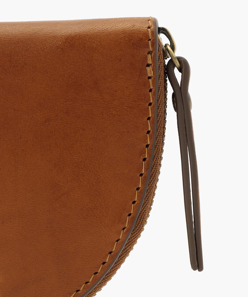 【オーマイバッグ】ローラ コインパース/コニャック ナチュラルレザー/財布 メンズ レディース詳細画像4