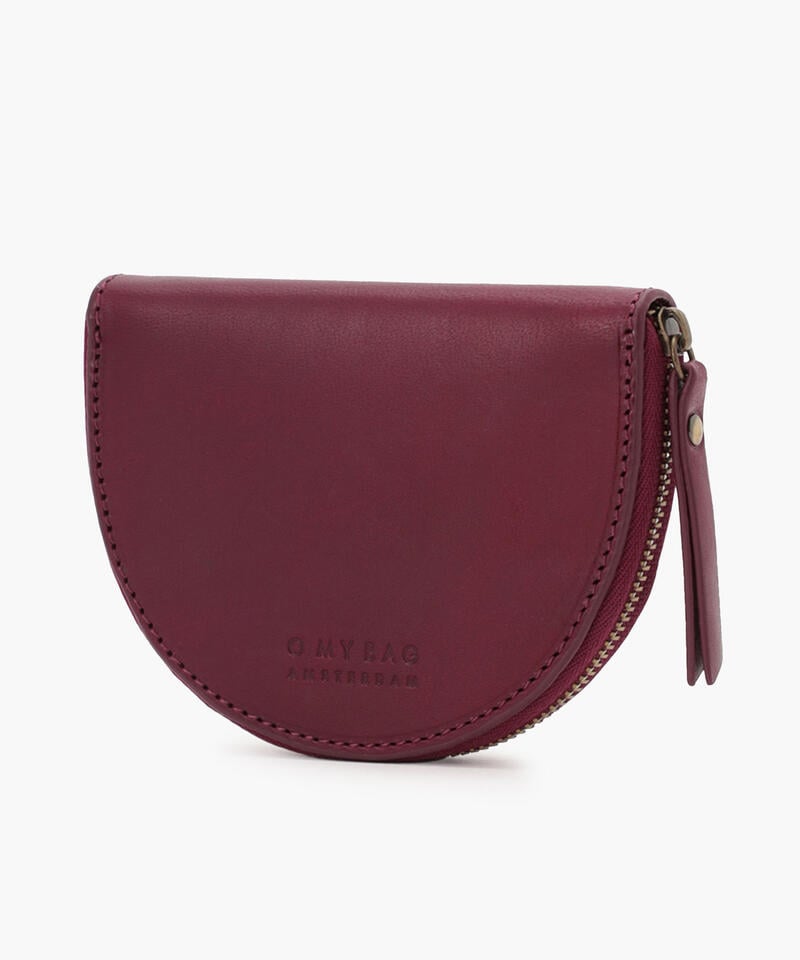 【オーマイバッグ】ローラ コインパース/ルビー ナチュラルレザー/財布 メンズ レディース詳細画像1