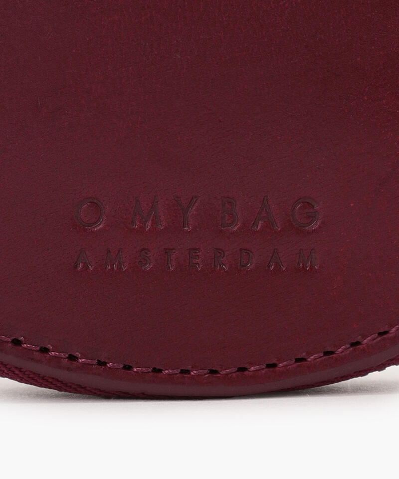 【オーマイバッグ】ローラ コインパース/ルビー ナチュラルレザー/財布 メンズ レディース詳細画像3