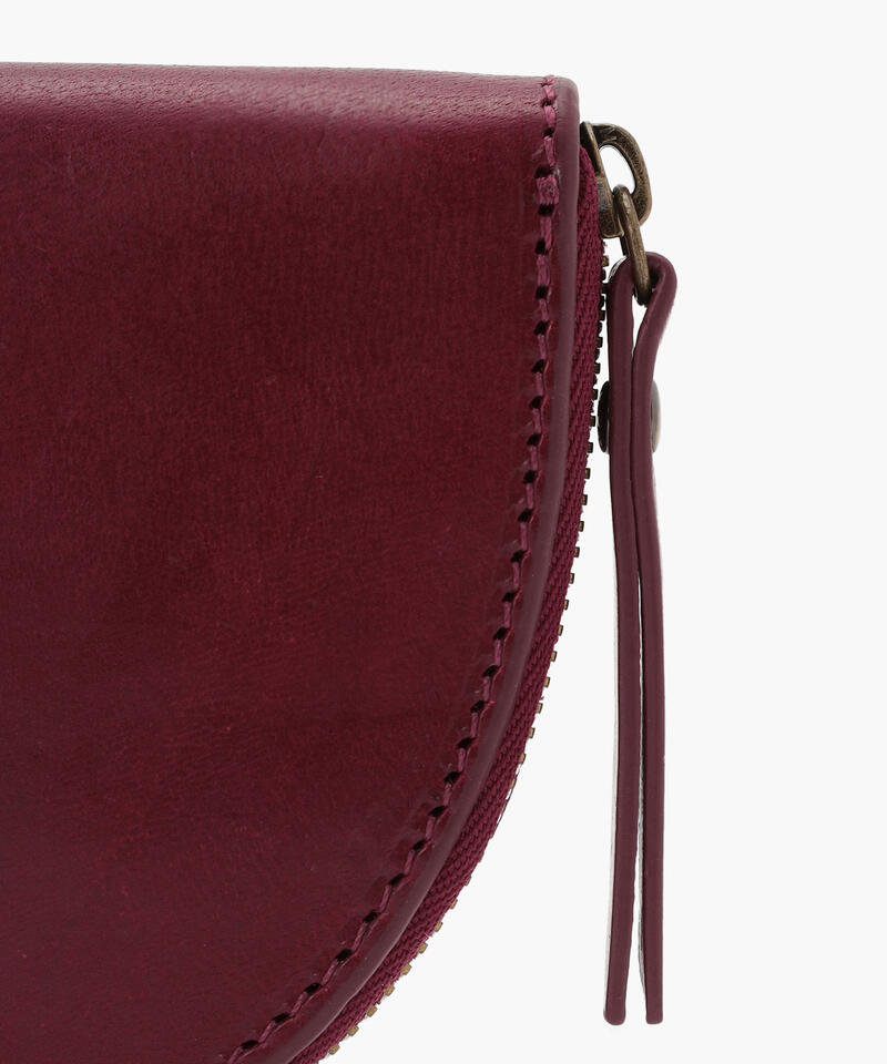 【オーマイバッグ】ローラ コインパース/ルビー ナチュラルレザー/財布 メンズ レディース詳細画像4