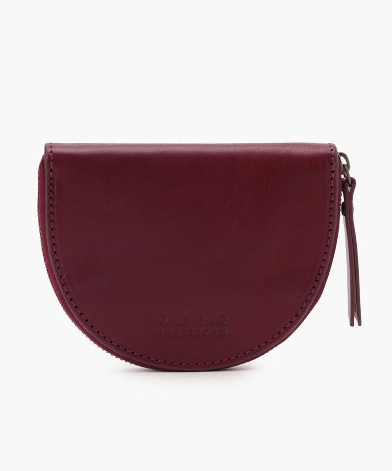 【オーマイバッグ】ローラ コインパース/ルビー ナチュラルレザー/財布 メンズ レディース