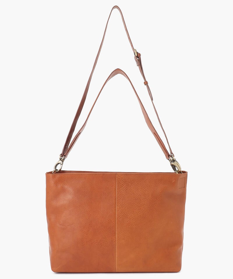 【オーマイバッグ】オリヴィア/コニャック ナチュラルレザー/ショルダーバッグ メンズ レディース詳細画像2