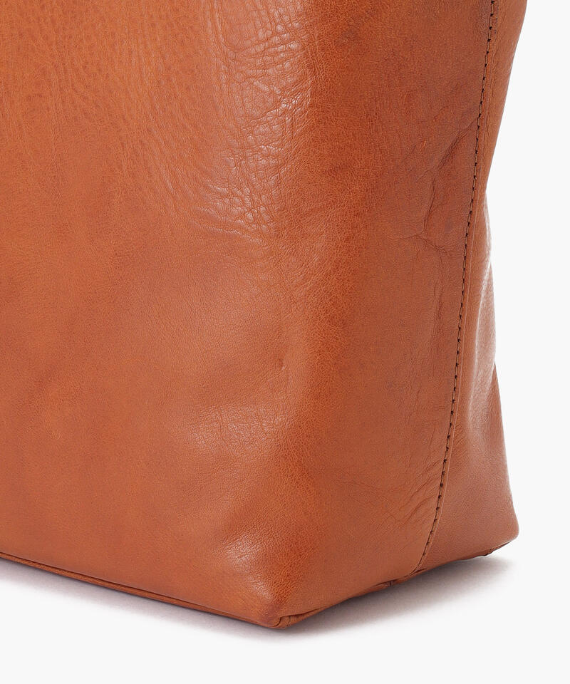 【オーマイバッグ】オリヴィア/コニャック ナチュラルレザー/ショルダーバッグ メンズ レディース詳細画像6