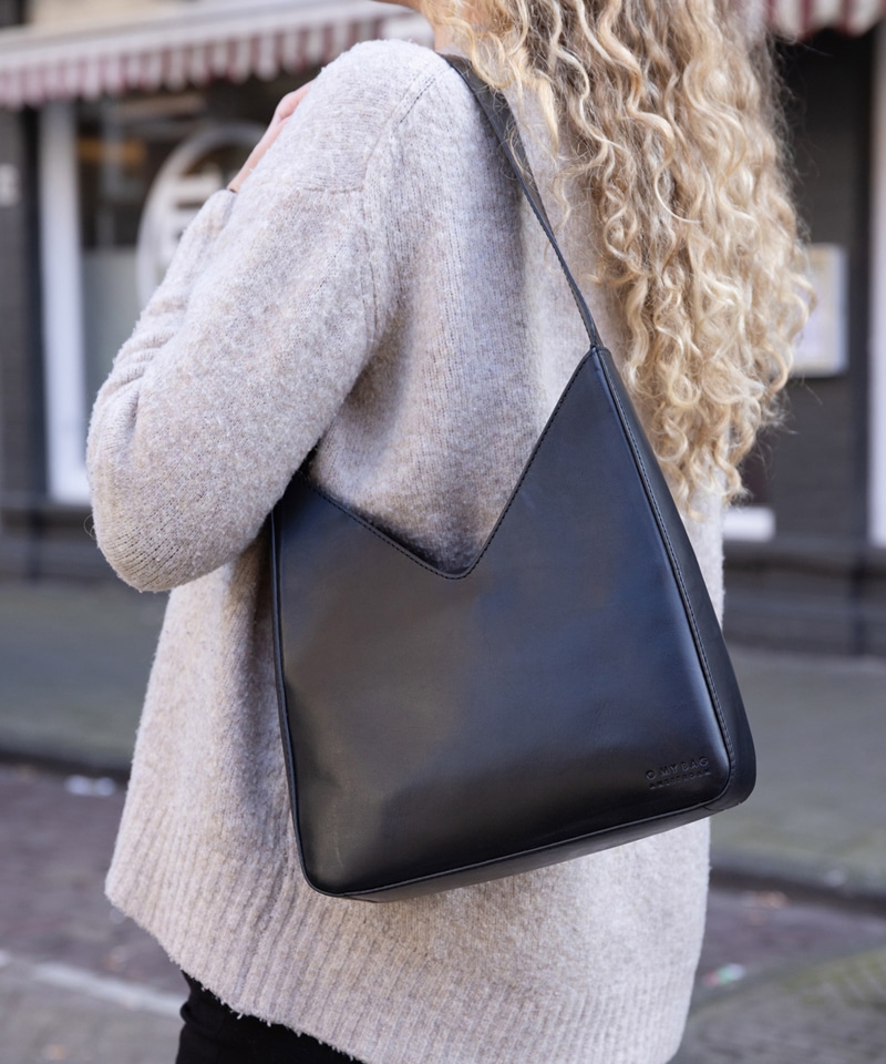 【オーマイバッグ】ヴィッキー/ブラック ナチュラルレザー/ショルダーバッグ メンズ レディース詳細画像8