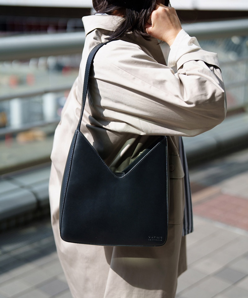 【オーマイバッグ】ヴィッキー/ブラック ナチュラルレザー/ショルダーバッグ メンズ レディース詳細画像9