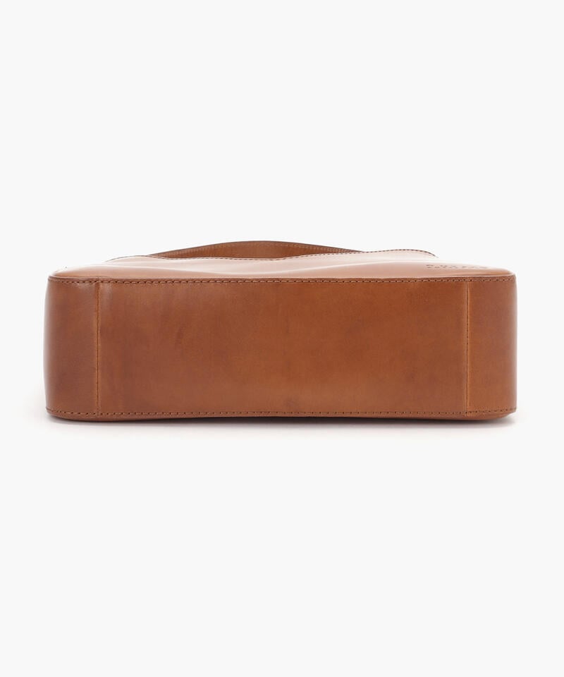 【オーマイバッグ】ヴィッキー/コニャック ナチュラルレザー/ショルダーバッグ メンズ レディース詳細画像3