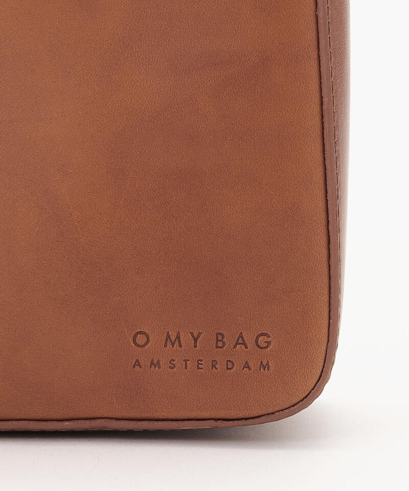 【オーマイバッグ】ヴィッキー/コニャック ナチュラルレザー/ショルダーバッグ メンズ レディース詳細画像5