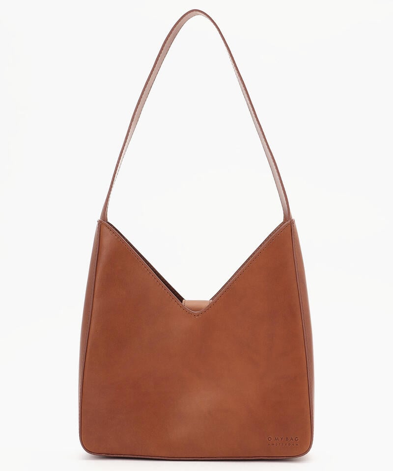 【オーマイバッグ】ヴィッキー/コニャック ナチュラルレザー/ショルダーバッグ メンズ レディース