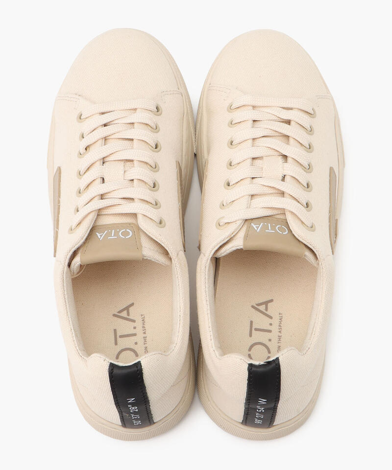 【オーティーエー】ケルウッド/オフホワイト リサイクルコットン ヴィーガン/シューズ詳細画像6