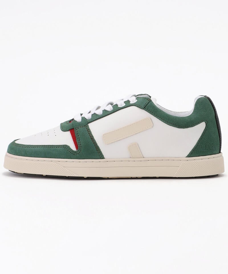 【オーティーエー】サンサホ/ホワイト グリーンフォレスト ナチュラルレザー スエードレザー/シューズ詳細画像1