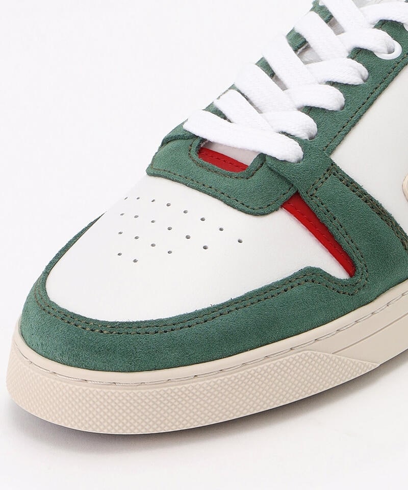 【オーティーエー】サンサホ/ホワイト グリーンフォレスト ナチュラルレザー スエードレザー/シューズ詳細画像4