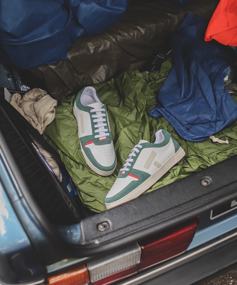 【オーティーエー】サンサホ/ホワイト グリーンフォレスト ナチュラルレザー スエードレザー/シューズ詳細画像7