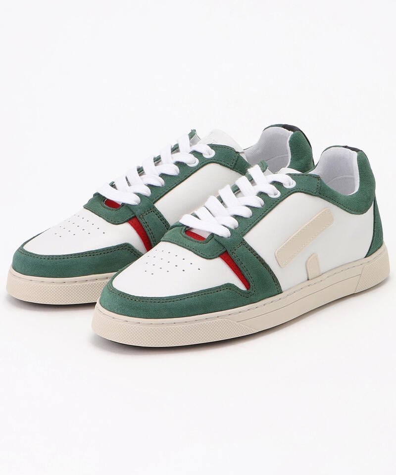 【オーティーエー】サンサホ/ホワイト グリーンフォレスト ナチュラルレザー スエードレザー/シューズ