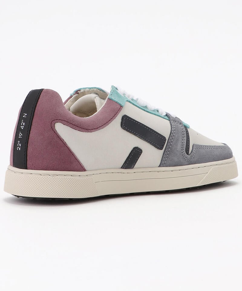 【オーティーエー】サンサホ/パール アクア エッグプラント ナチュラルレザー ヌバックレザー詳細画像3