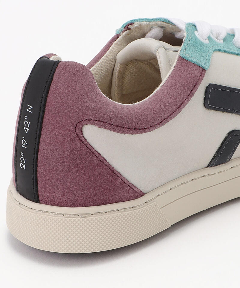 【オーティーエー】サンサホ/パール アクア エッグプラント ナチュラルレザー ヌバックレザー詳細画像5